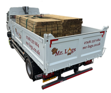 Load image into Gallery viewer, Lorry Load of 100 x 2.4m Sleepers - Green