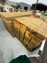 Load image into Gallery viewer, Lorry Load of 100 x 2.4m Sleepers - Green
